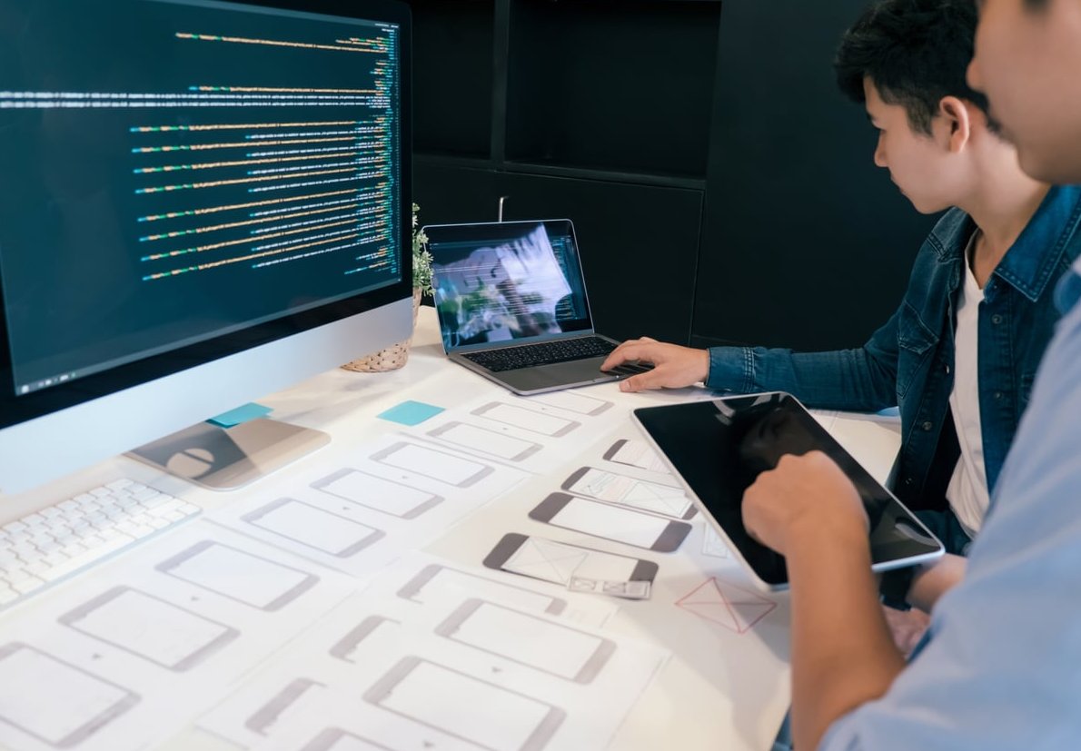 code editor screen