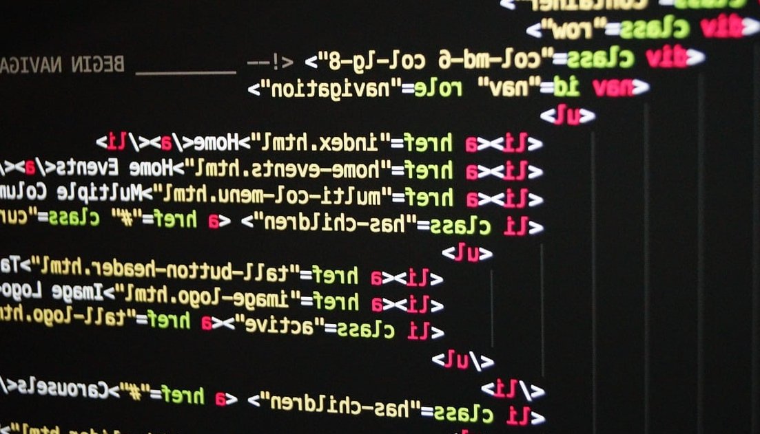 code editor screen